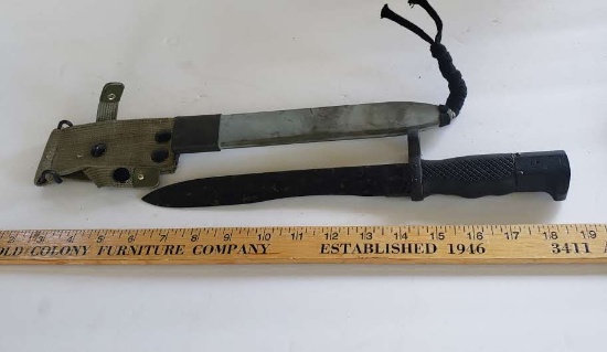 Vintage Spanish Bayonet with Sheath