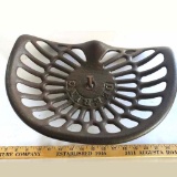 Deering Cast Iron Tractor Seat