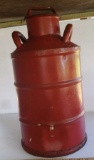 Vintage Amco Corp, Chicago Metal Can with Twist Off Lid & 2 Handles