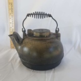 Vintage Wagner Ware Sidney Ohio Cast Iron Tea Kettle