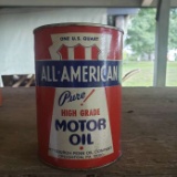 Vintage 1 Quart All American Motor Oil