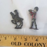 Lot of 2 Vintage Lead Soldiers