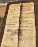 The Daily Democrats Antique Newspapers, 1917 and 1918
