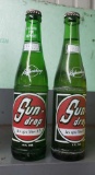Lot of 2 Unopened Vintage Sundrop Glass 9 Oz Bottles