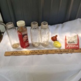 Lot of Vintage Evenflo Glass Baby Bottles