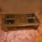 Nice Wooden Coffee Table with Glass Corners