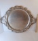 Large Double Handled Ornately Decorated Platter by International Silver Company