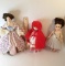 Lot of 3 Vintage Collectible Dolls