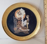 St. Agnes Eve Collectors Plate with Gilt Edge