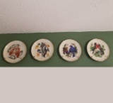 Set of 4 Collectible Bird Wall Plates