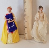 Pair of “Great American Women” Limited Edition Figurines - Betsy Ross & Dolly Madison