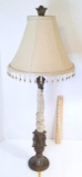 Pretty Lamp with Shade with Hanging Beads