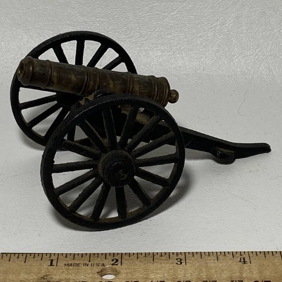 Cast Iron Vintage Cannon Marked MFCO 1/2