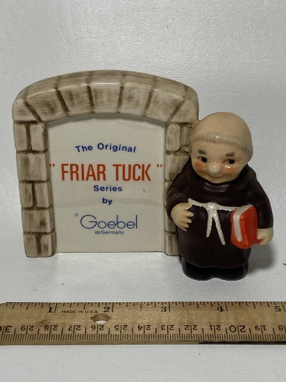 1959 “The Original Friar Tuck Series by Goebel” W. Germany Sign