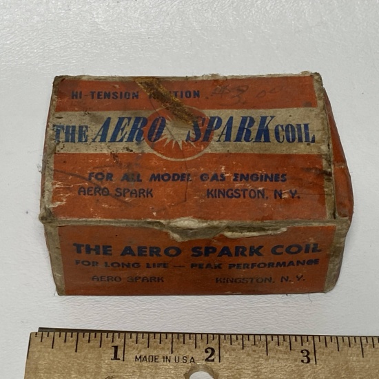 Vintage “The Aero Spark Coil” in Original Box