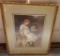 Little Girls Print in Ornate Gilt Frame