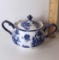 Blue & White Porcelain Sugar Bowl with Lid