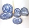 Lot of Ironstone Monticello Liberty Blue Dinnerware