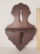 Hand Carved Mahogany Wall Hanging What Not Shelf