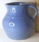 Early Blue Pottery Milk Pitcher