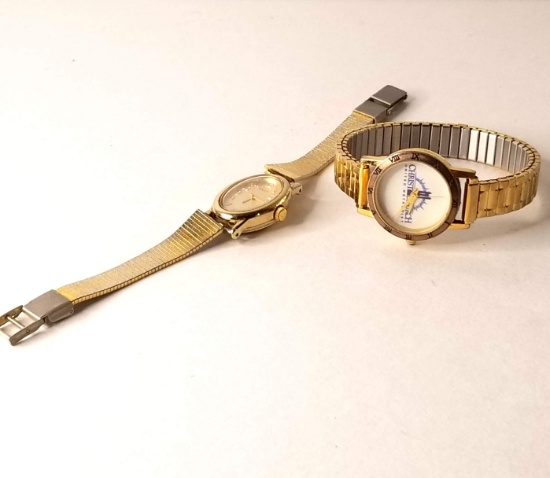 Pair of Gold Tone Watches