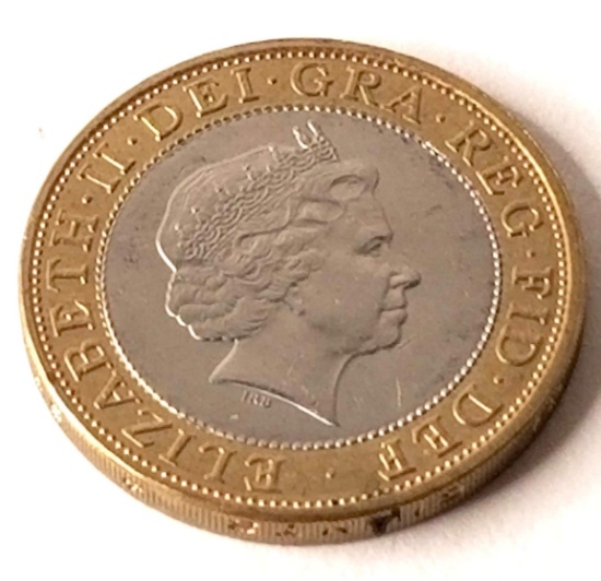 1998 Elizabeth II Two Pounds Coin