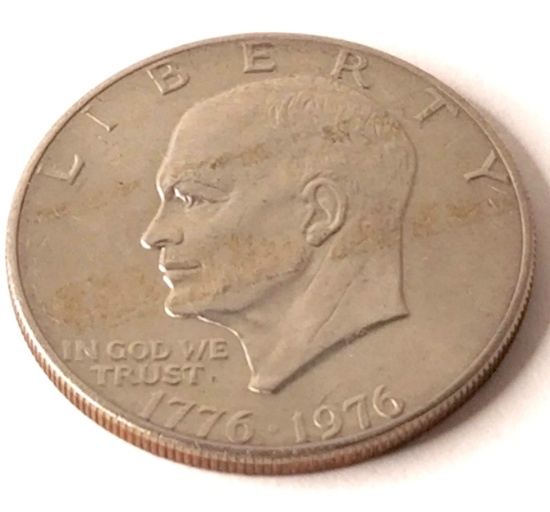 1976 Eisenhower Bicentennial One Dollar Coin