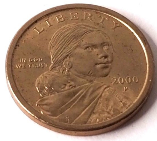2000 "P" Sacagawea Dollar Coin