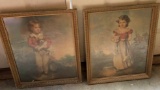 Pair of Early Framed Prints