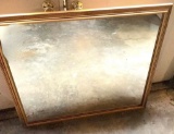 Large Mirror with Gilt Frame
