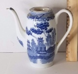 Blue Willow Scene Teapot Made in Japan