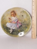 Precious “little Miss Muffit” Porcelain Plate – Ltd Ed from the Mother Goose Collection