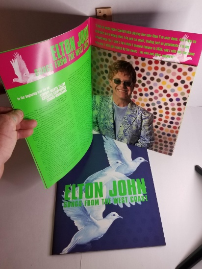 Pair of Elton John Programs
