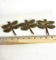 Lot of 3 Brass Dragonfly Wall Décor