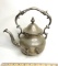 Early Silver over Copper Tea Pot for Hanging Stand