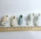 Lot of 5 Porcelain Shoe Figures