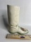 Ceramic Hand Painted Cowboy Boot Planter