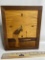 Vintage Wooden Golfer Clock