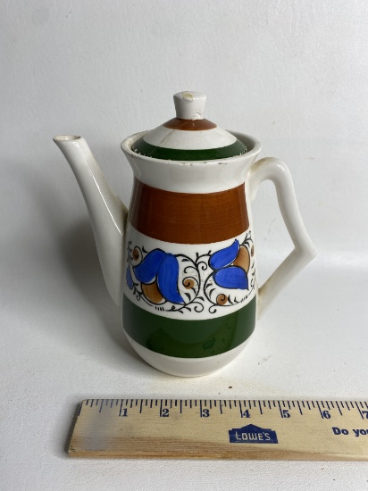 Ceramic Teapot with Bluebell Design – Marked Japan