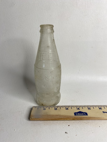 VIntage Glass TAB Bottle