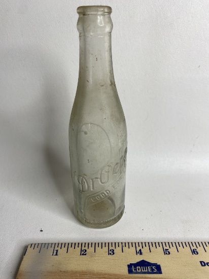 Vintage Glass Dr. Pepper Bottle