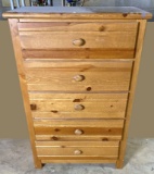 Canyon Furniture Company 5 Drawer Pine Chest