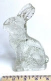 Vintage Glass Rabbit Figurine