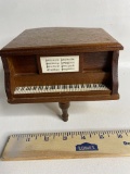 Vintage Wooden Piano Music Box