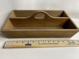 Wooden Silverware Caddy