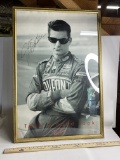 Framed Poster of Jeff Gordon with Autograph