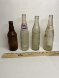 4 Vintage Drink Bottles