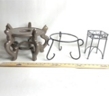 Lot of 3 Planter Stands