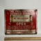 Heavy Porcelain Automatic Sprinklers Sign by Grinnell Company