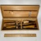 Lot of Misc Woodworking Carving Tools in Wooden Case